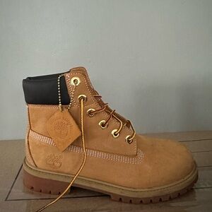 Timberland Kids Brown and Black Boots